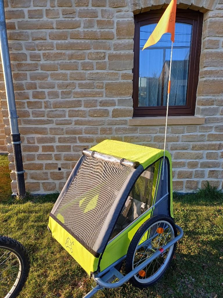 Remorque vélo enfant, Vélos & Vélomoteurs, 40 à 60 kg, Pliable, Enlèvement, Utilisé