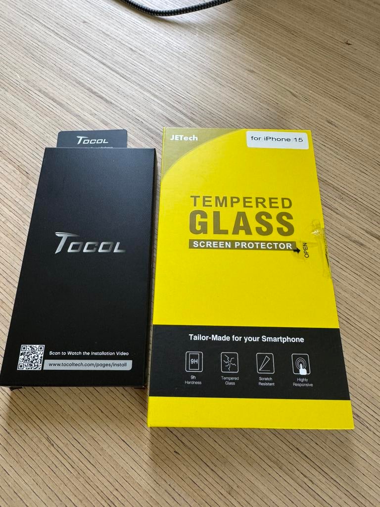 Coque Magsafe + Protections Écran pour iPhone 15 (Neuf), Neuf, Façade ou Cover, Verre, MagSafe