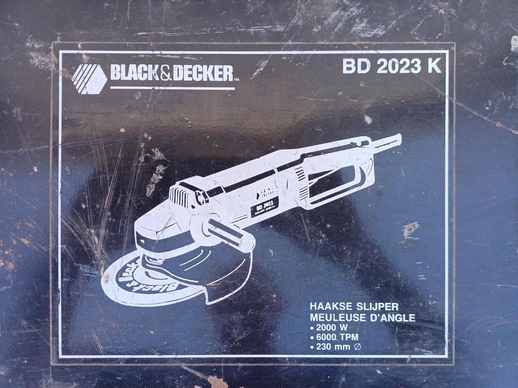 Meuleuse d'angle Black&Decker, Bricolage & Construction, Outillage | Meuleuses, Enlèvement, Meuleuse d'angle