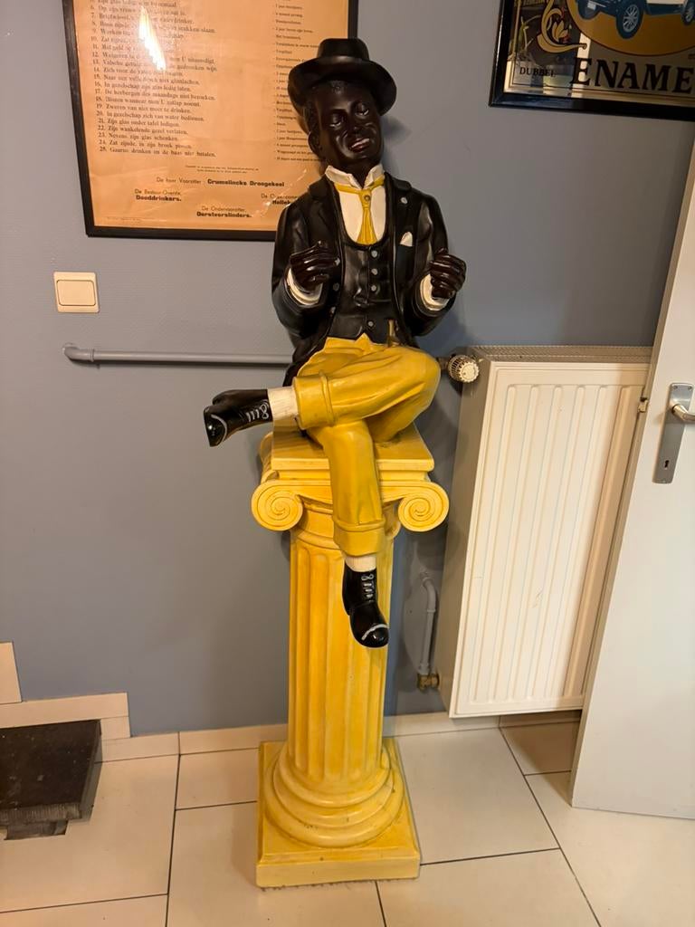 Grote butler beeld 165 cm – uniek, Huis en Inrichting, Ophalen, Zo goed als nieuw