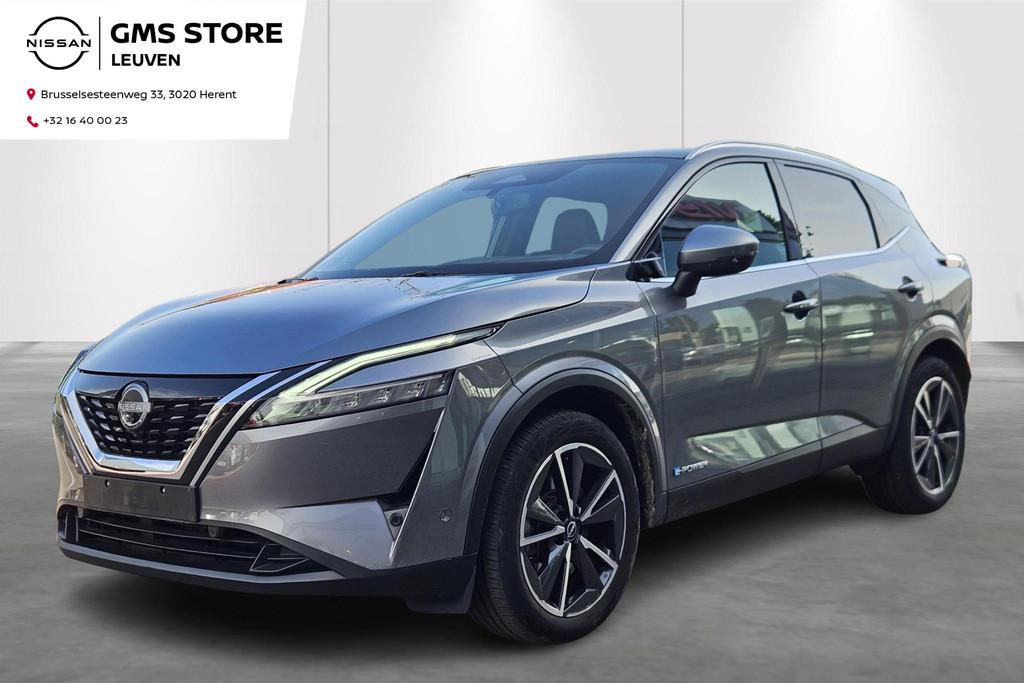 Nissan Qashqai Tekna Pano-Hybrid-Aut-360Cam-gps-carplay, Auto's, Stof, Gebruikt, 750 kg, Bedrijf