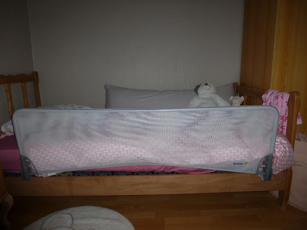 bedhekje, Kinderen en Baby's, Kinderkamer | Bedden, Ophalen, 140 tot 160 cm, Zo goed als nieuw, Matras