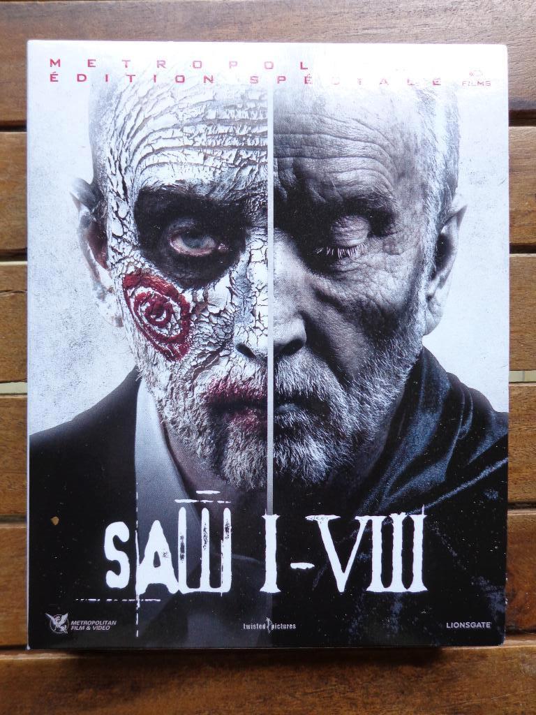 )))  Bluray  Coffret Saw  //  8 Films  // L' intégrale  (((, Cd's en Dvd's, Blu-ray, Zo goed als nieuw, Horror, Boxset, Ophalen of Verzenden
