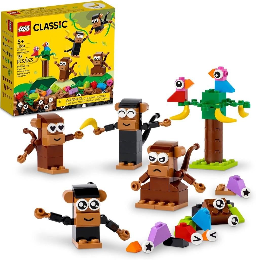 Neuf - Lego Classic - L’amusement créatif avec des singes, Kinderen en Baby's, Speelgoed | Duplo en Lego, Nieuw, Lego, Complete set