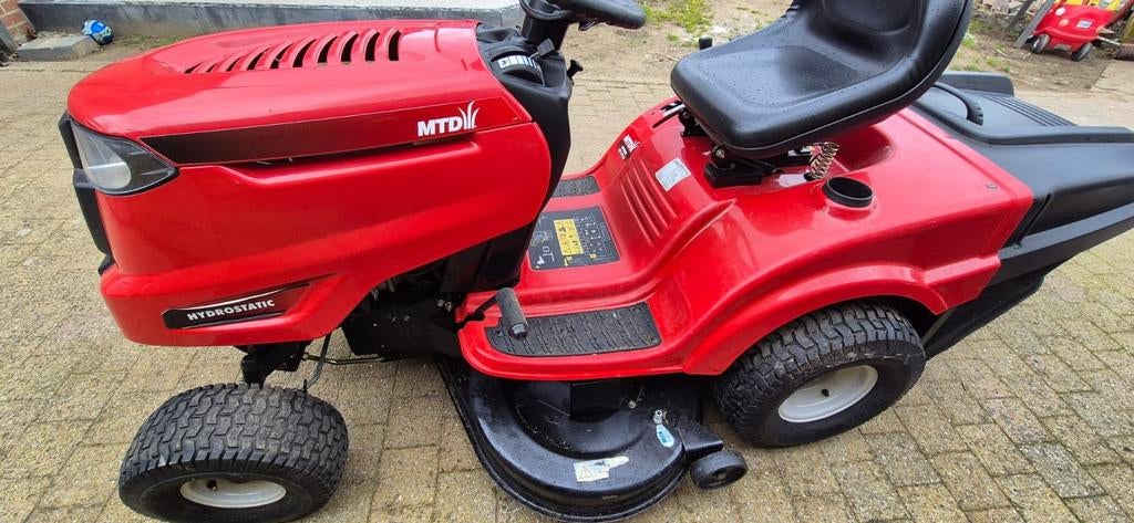 Tondeuse autoportée MTD 17.5pk, Enlèvement ou Envoi, Bac de ramassage