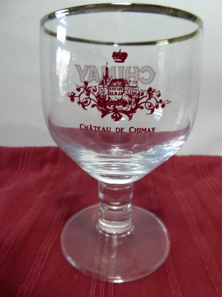 galopin CHIMAY le château de Chimay, Ophalen of Verzenden, Zo goed als nieuw, Glas of Glazen