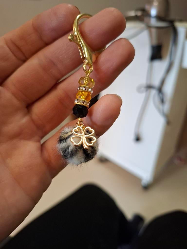 Super originele lucky charm met panterprint, Ophalen of Verzenden