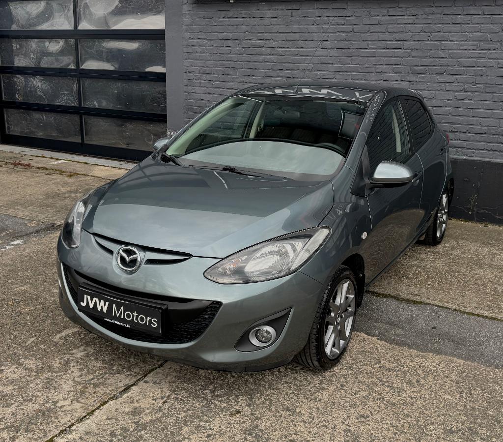 Mazda 2 1.3i | 89Dkm | Clima | Navi | Attelage de remorque, Autos, Achat, Entreprise, Noir, 5 places