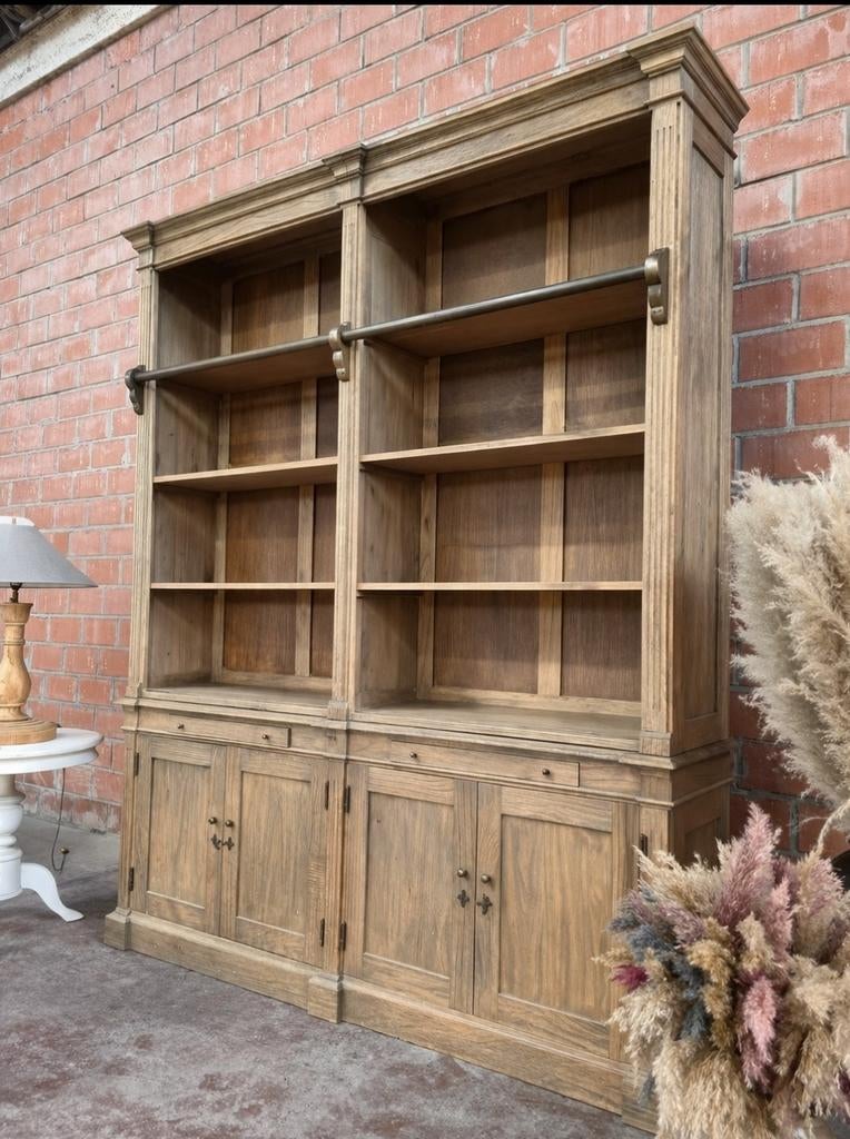 Teak boekenkast/bibliotheekkast art:92/26