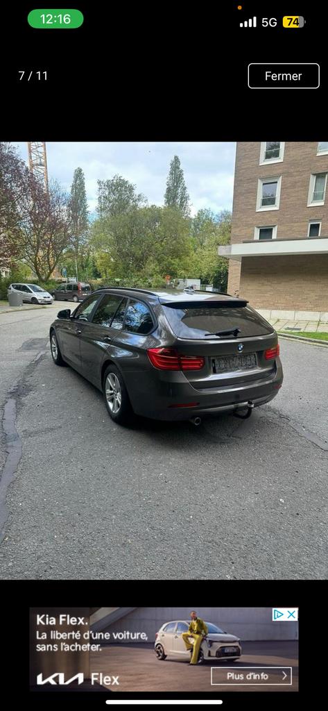 Bmw 318 année 2014, Autos, Achat, 4 portes, Noir, Particulier