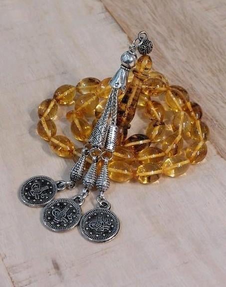 Tesbih uit natuurlijke amber, Ophalen of Verzenden