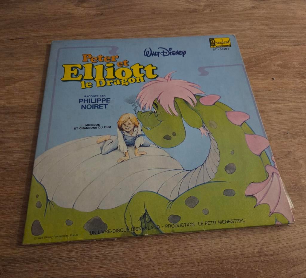 Peter et Elliott le Dragon – Livre-disque Disney, Ophalen of Verzenden