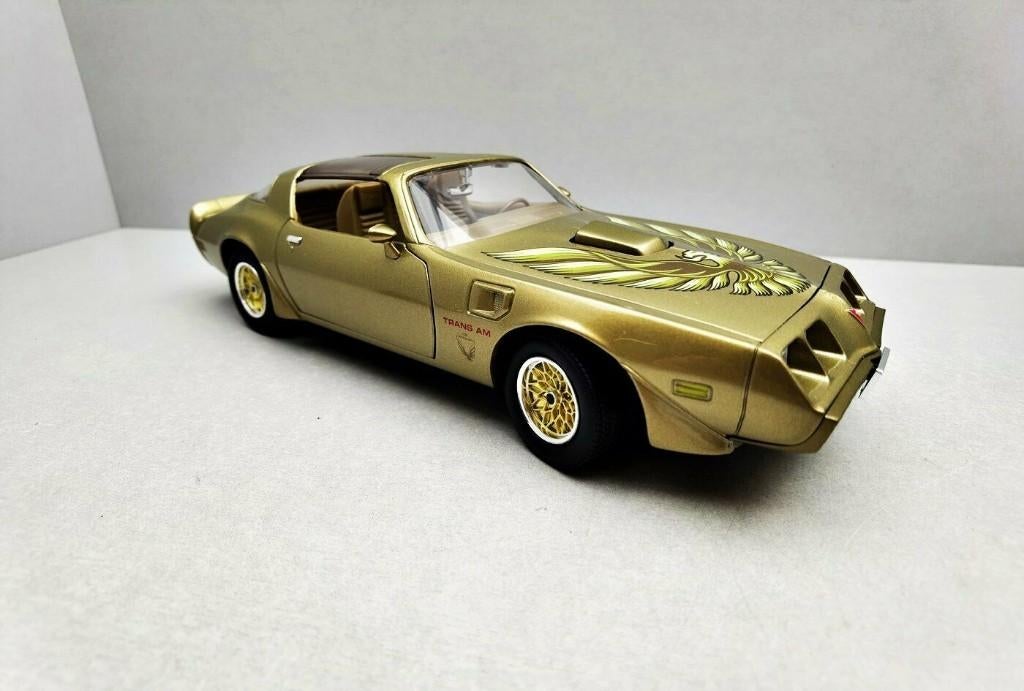 PONTIAC Firebird Trans-Am T-Top 1979 Gold 1/18 ROAD S. Neuve, Ophalen of Verzenden, Nieuw, Auto, ERTL
