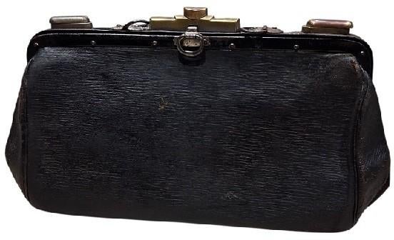 oude lederen dokterstas., Antiek en Kunst, Curiosa en Brocante, Ophalen of Verzenden