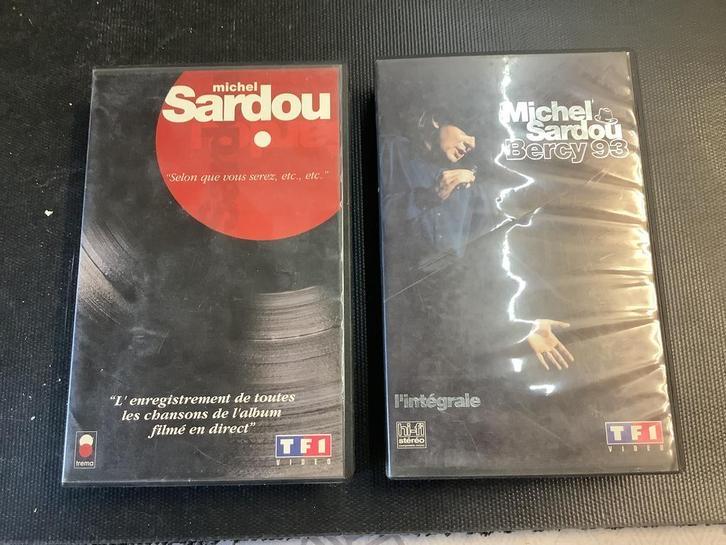 Cassette vhs de michel sardou, Tous les âges, Enlèvement ou Envoi, Comme neuf, Autres genres