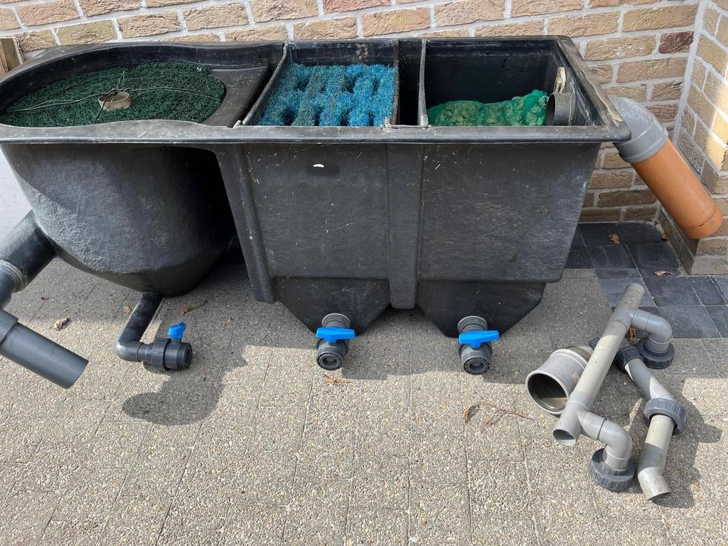 Door afbraak vijver, filter te koop, Ophalen