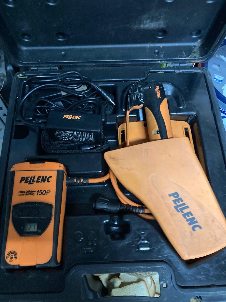 Elektrische snoeischaar Pellenc Prunion, Tuin en Terras, Snoeischaren, Ophalen, Gebruikt