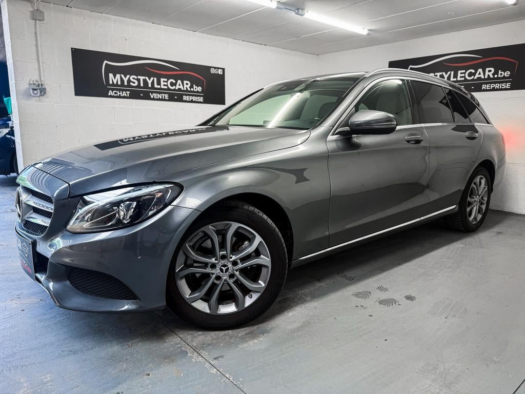 Mercedes c180d stationwagon, automaat, 1 jaar garantie, Auto's, Mercedes-Benz, 4 cilinders, Leder en Stof, 5 deurs, 2125 kg