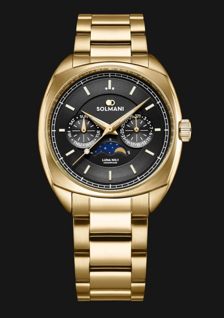 SOLMANI LUNA MOONPHASE SPORTS  VAUT629€ ! 💯%NOUVEAU !, Enlèvement ou Envoi