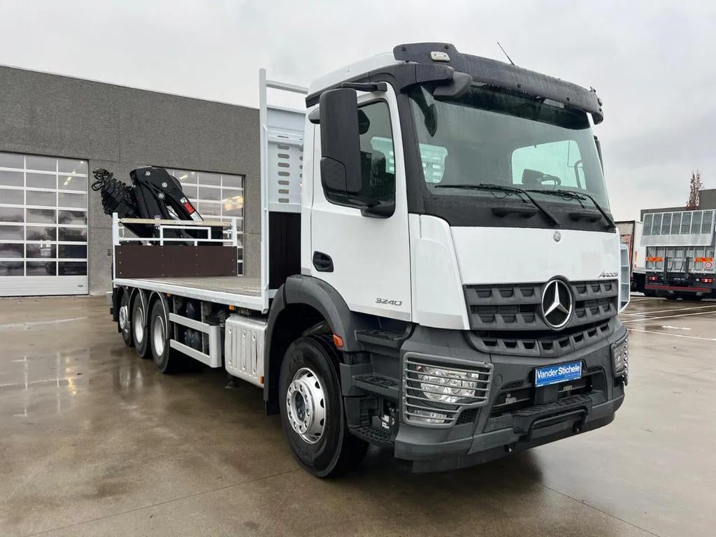 Mercedes-Benz Arocs 3240 HIAB X-HIDUO 258 E-7 - OPEN LAADBAK, Achat, Euro 6, Entreprise, Cruise Control