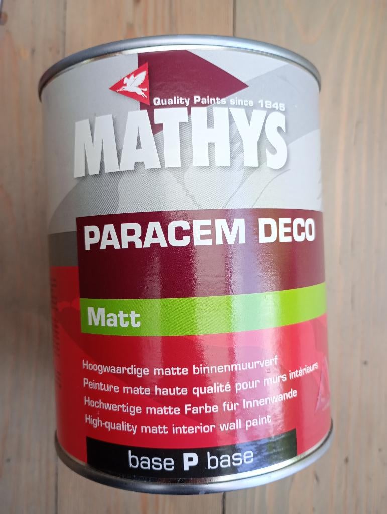 Mathys muurverf, Ophalen, Wit