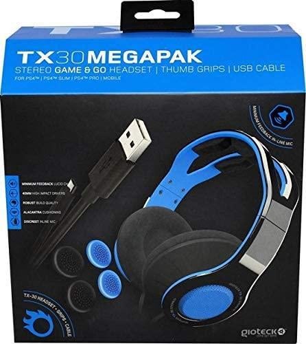 Neuf -- Gioteck TX30 - Megapack Casque Gaming PS4, Verzenden, Nieuw, Microfoon