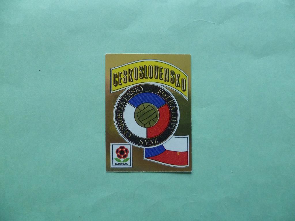 Panini voetbal Europa 80 Football stickers Tsjechoslowakije, Verzamelen, Overige Verzamelen, Gebruikt, Ophalen of Verzenden