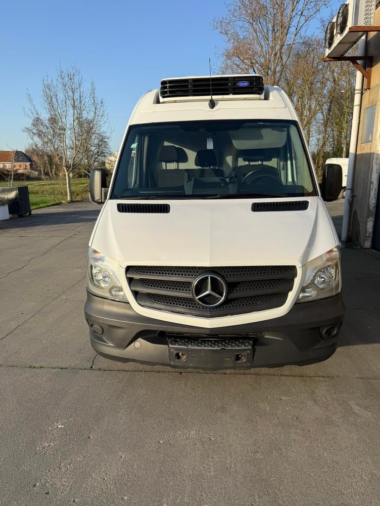 Mercedes sprinter met koeling, Auto's, Bestelwagens en Lichte vracht, Automaat, Zwart, 4 cilinders, USB