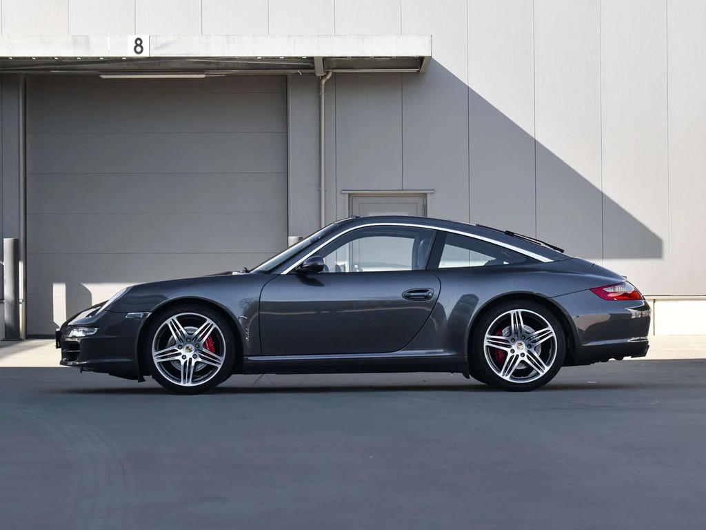 Porsche 911 997 911 Targa 4S - Slate Grey Metallic, Auto's, Porsche, Automaat, 4 zetels, Gebruikt, Zwart