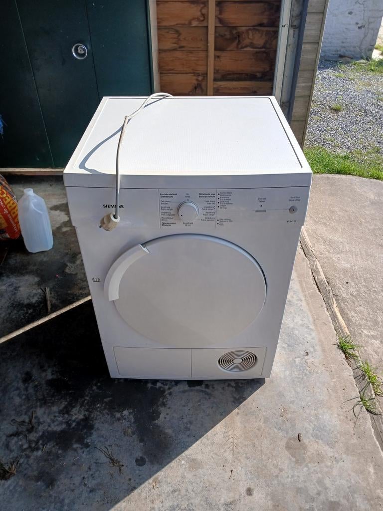 Droogkast Siemens, Évacuation d'air, Programme laine, Chargeur frontal, Enlèvement