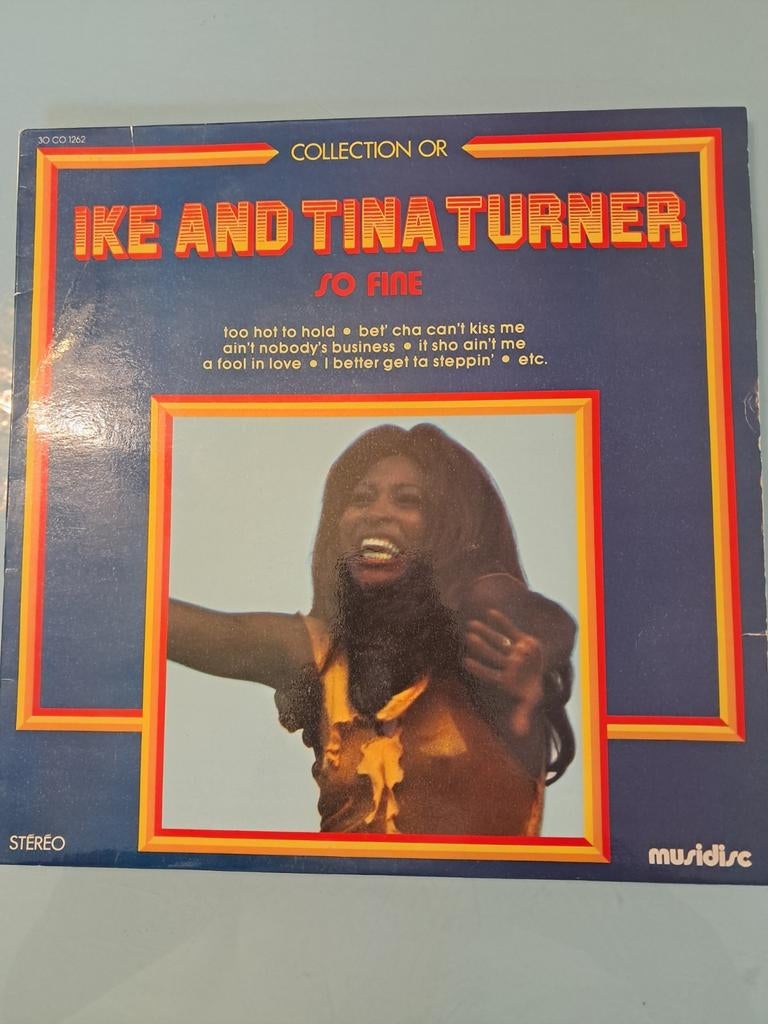 Ike & tina turner ..so fine.. 1973 compilation, CD & DVD, Vinyles | R&B & Soul, Envoi, Comme neuf