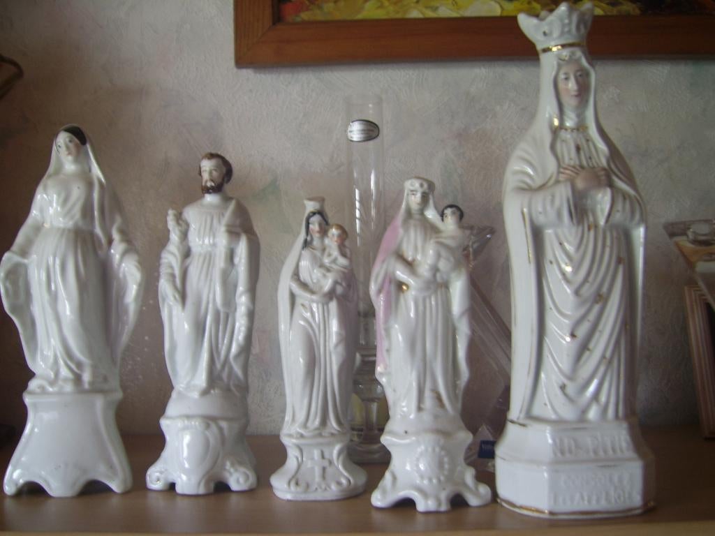 plusieurs statuettes religieuses: prix pour une, Antiek en Kunst, Antiek | Religieuze voorwerpen, Ophalen of Verzenden