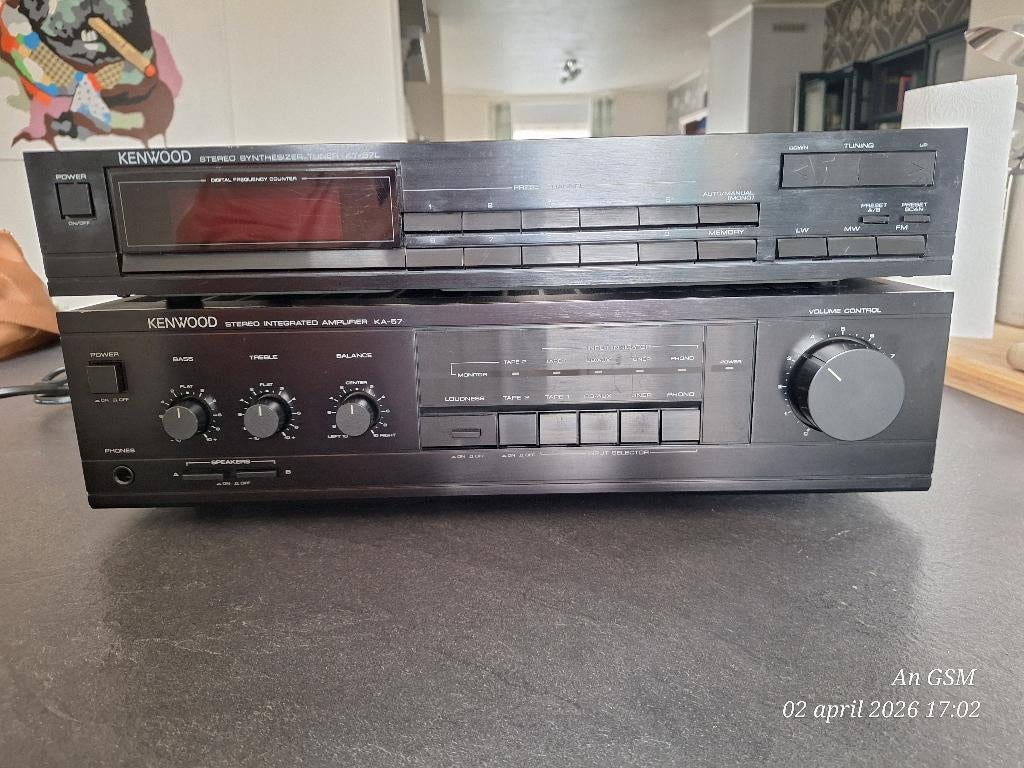 Vintage Kenwood Hifi set, Audio, Tv en Foto, Ophalen, Gebruikt, Stereo, Overige merken