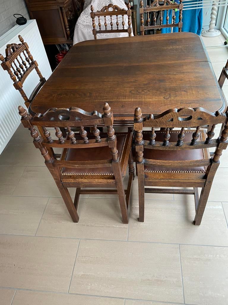 Table rustique ancienne entièrement en bois, Enlèvement