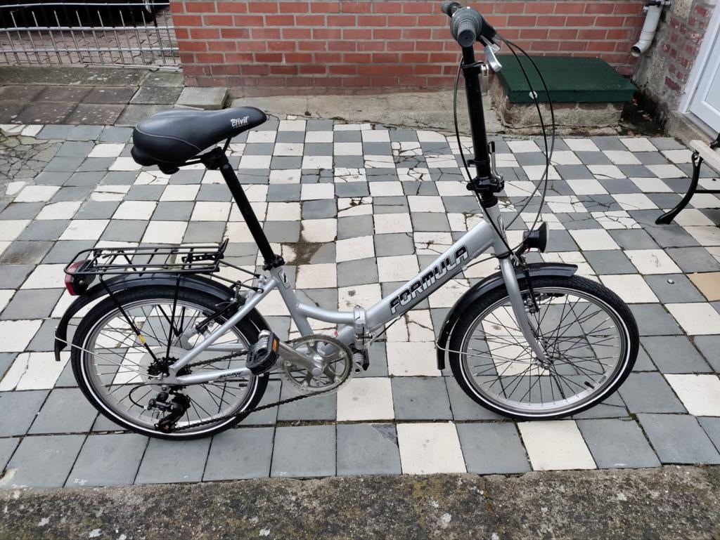 Plooifiets.Merk formula, Enlèvement