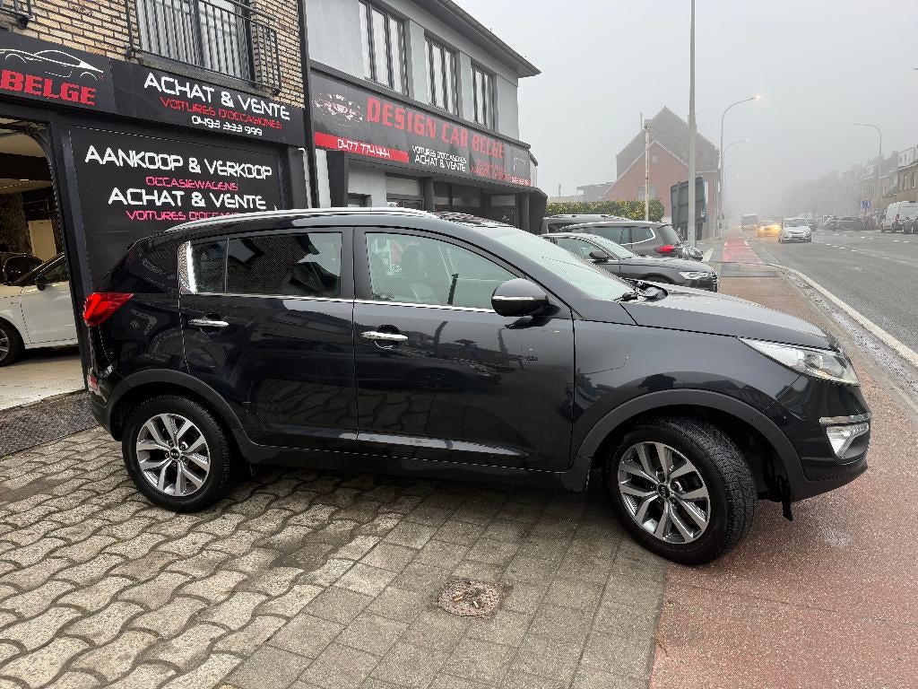 Kia Sportage 1600 Benzine 2015 Navi Leder 1ste hands, Auto's, Zwart, Leder, Bedrijf, Handgeschakeld