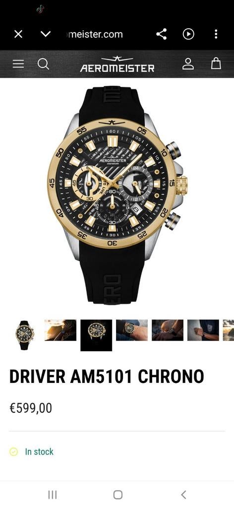 Montre chrono Aeromeister Driver Am5101, Enlèvement