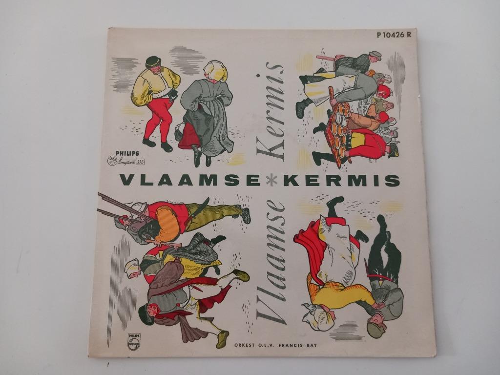 Vinyl 10" Vlaamse Kermis Folk Folklore kermisdeuntjes, Ophalen of Verzenden, 10 inch, Streekmuziek