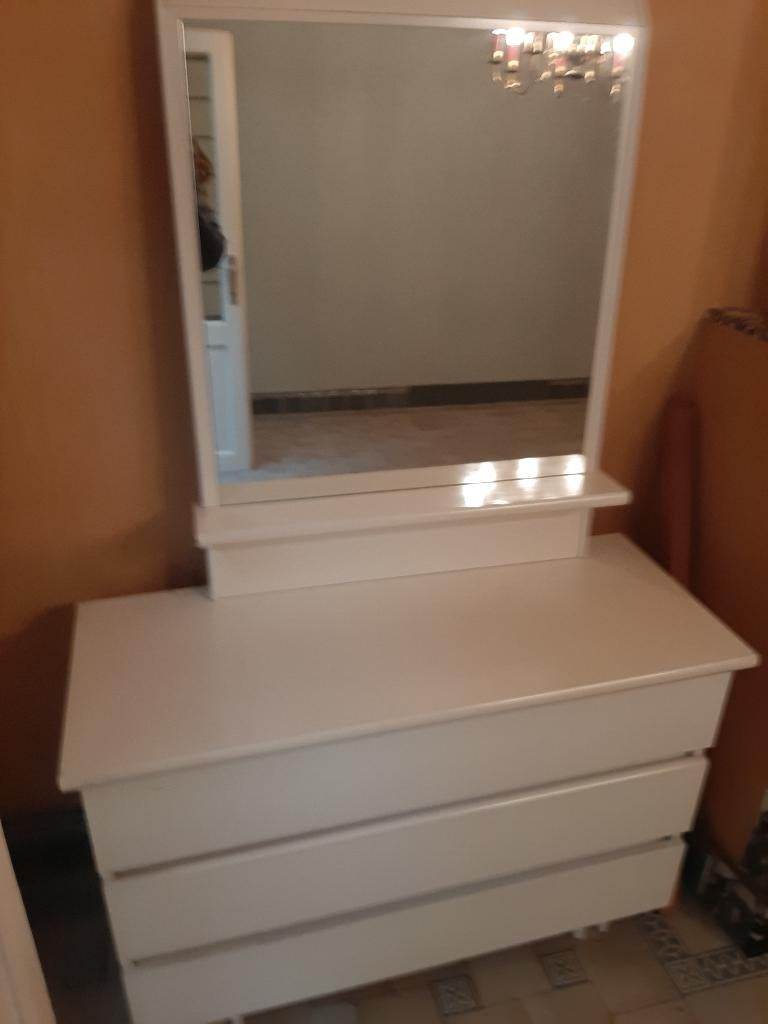 witte kast, Huis en Inrichting, Kasten | Kleerkasten, Ophalen, Gebruikt, 150 tot 200 cm, Met lade(s)