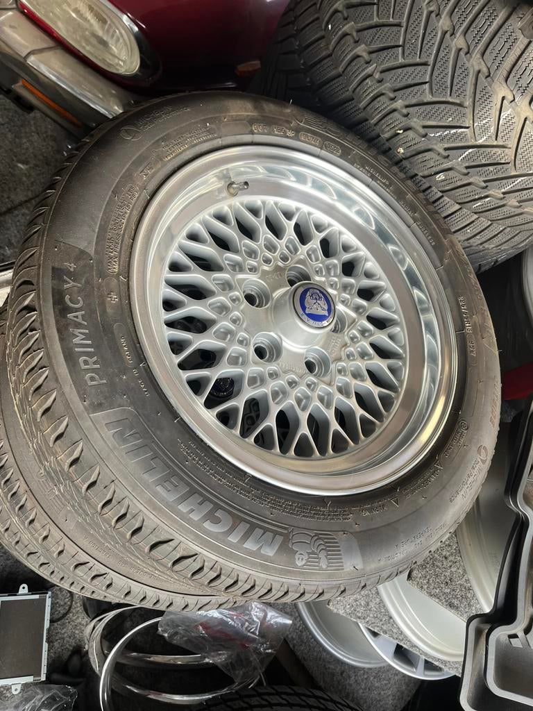 Jantes à treillis 16 pouces Jaguar XJ/XJS, reconditionnées, Enlèvement, 16 pouces, Pneu(s)