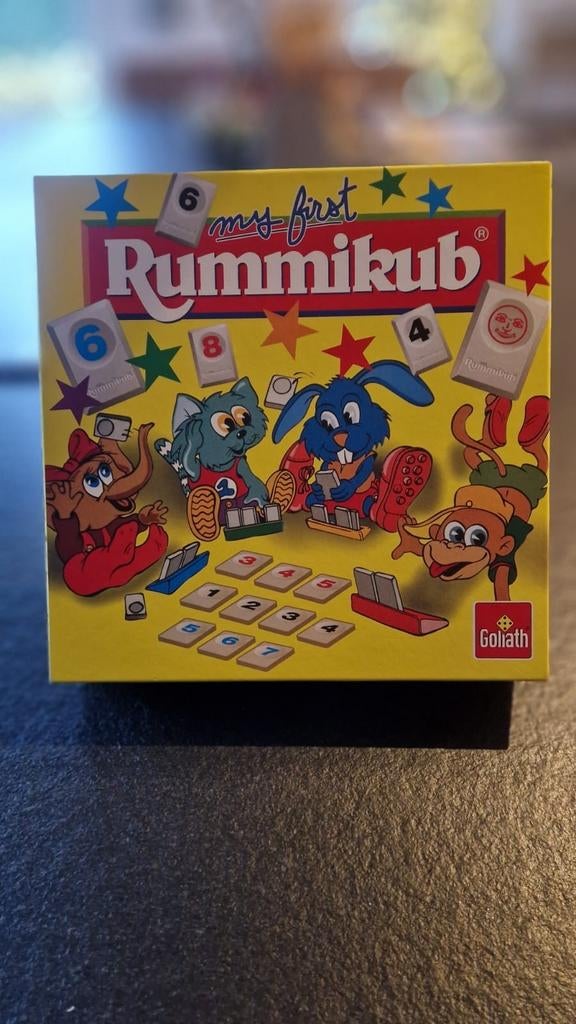 Rummikub Junior gezelschapsspel, Hobby en Vrije tijd, Ophalen, Zo goed als nieuw
