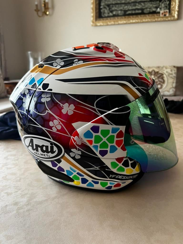 Arai Nakagami L + visiere iridium + ACS-RAM, Enlèvement ou Envoi, L, Arai