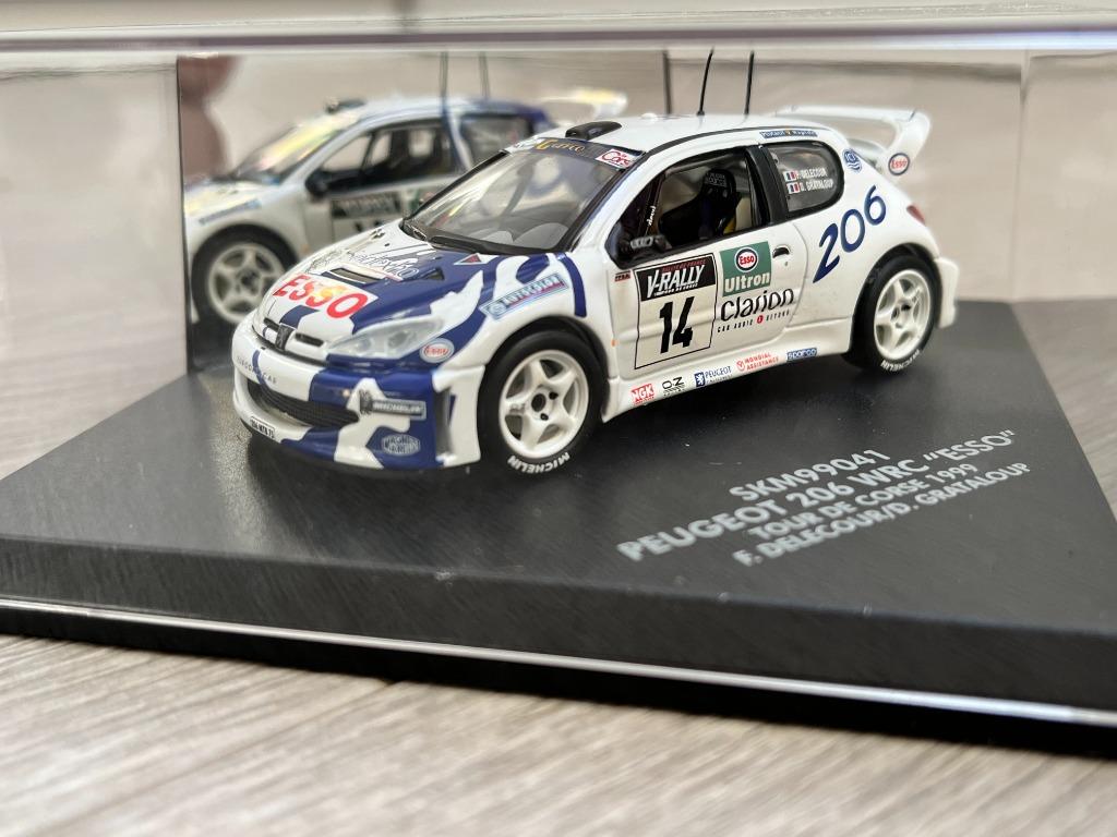 Peugeot 206 WRC - 1:43, Enlèvement, Comme neuf, Voiture, Autres marques