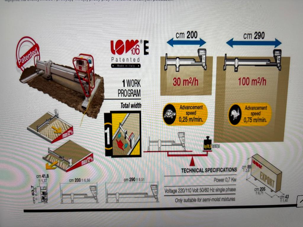 Chape machine, Ophalen