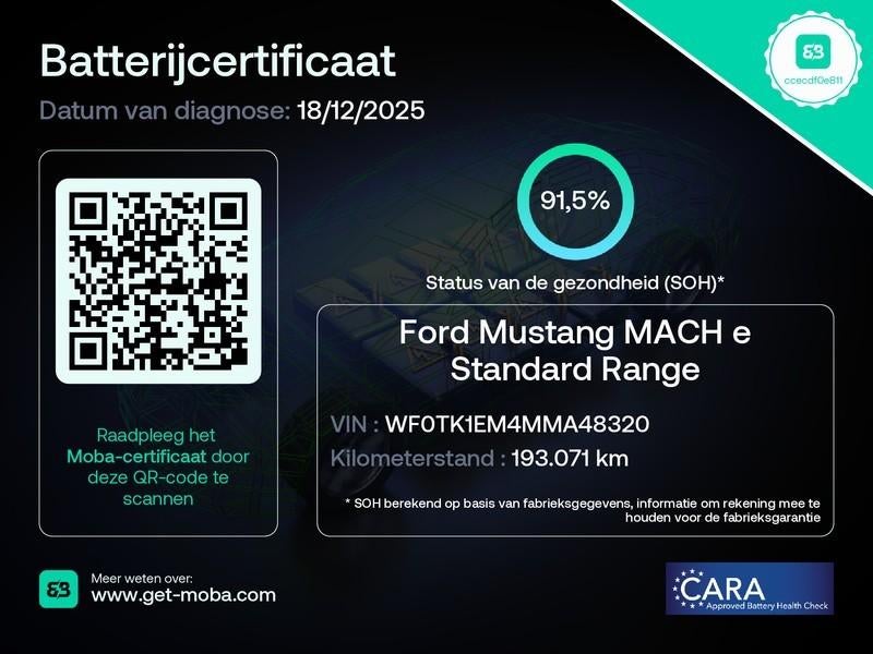 Ford Mustang Mach-E  |  75,7 kWh | 296pk | MET GARANTIE, Autos, Ford, Achat, Entreprise, Garantie prolongée, Noir