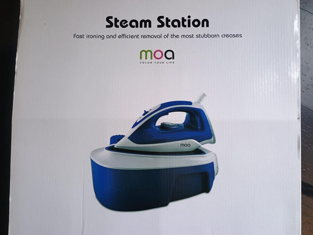 Strijkijzer met stoomgenerator Moa 240 V, Elektronische apparatuur, Strijkijzers en Strijkplanken, Ophalen of Verzenden, Zo goed als nieuw