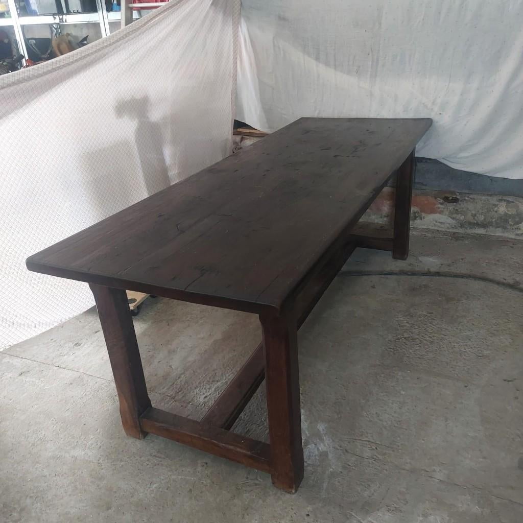 Antieke tafel + 6 stoelen, Ophalen