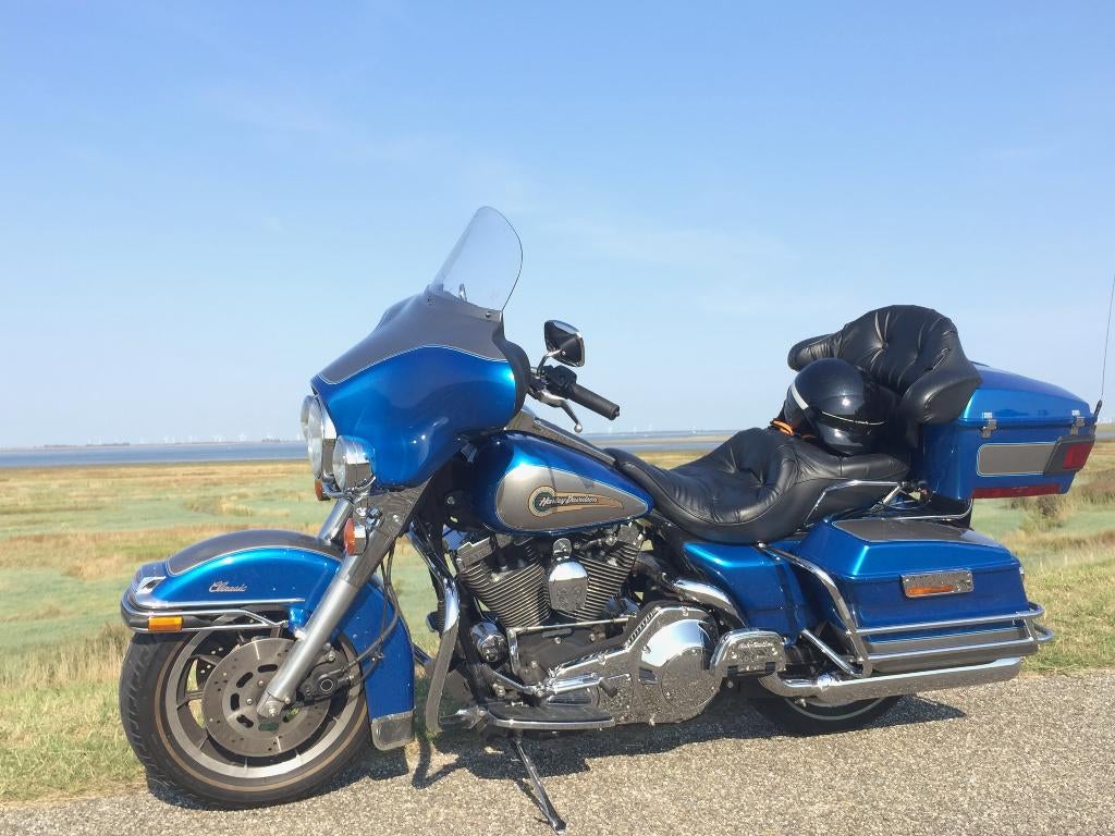 Harley Electra Glide –1e eigenaar, 26k, verzorgde toerbuffel, Motos, Motos | Harley-Davidson, Particulier, Tourisme, 12 à 35 kW