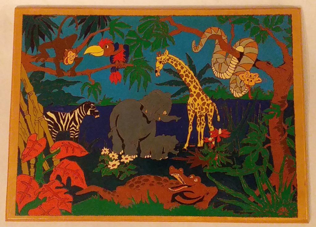 Vrolijke jungle kader, Ophalen of Verzenden