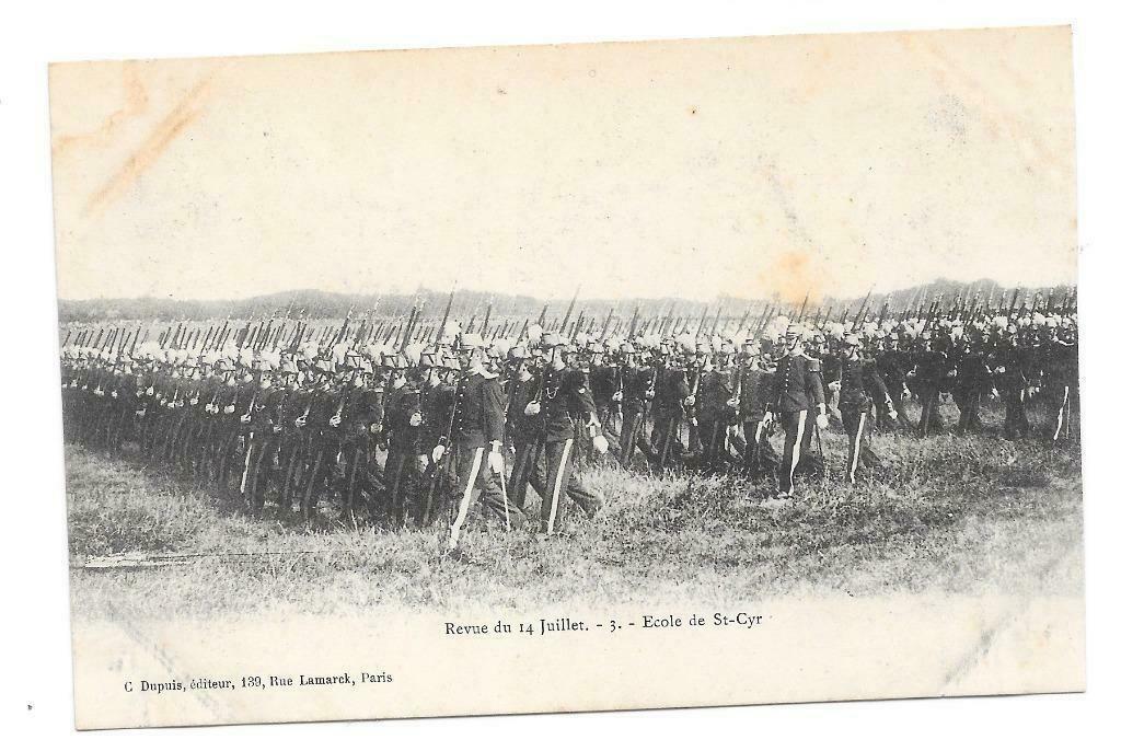 Revue du 14 Juillet ecole de St Cyr, Collections, Objets militaires | Général, Enlèvement ou Envoi, Armée de terre, Photo ou Poster